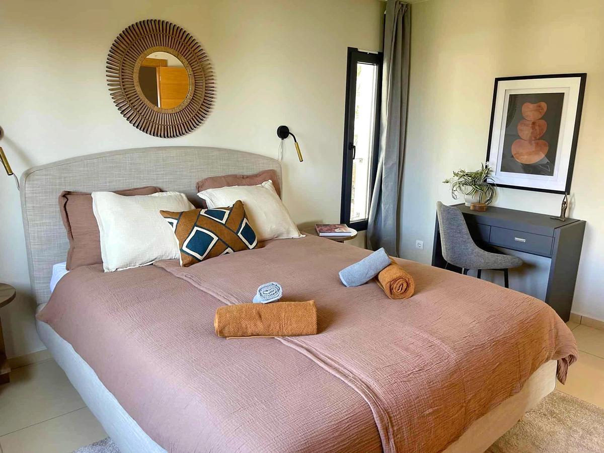 Här sover man skönt eller kanske en lugn plats för ett digitalt arbetsmöte